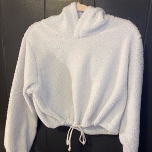‘Wild Fable’ Off-White Fuzzy Hoodie Size Large